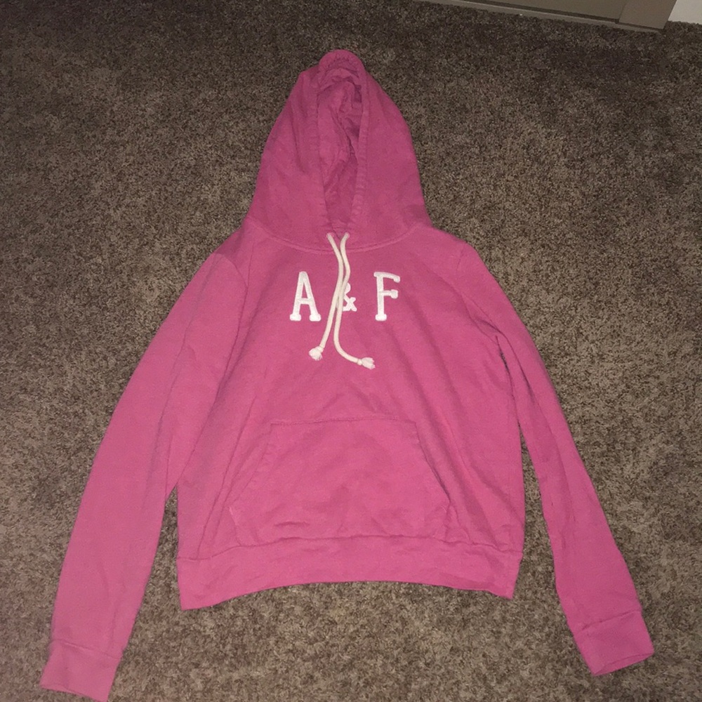 Women’s pink Abercrombie & Fitch sweatshirt